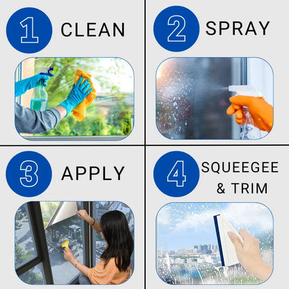 OffView™ Privacy Film – Daytime Privacy, Easy DIY Install